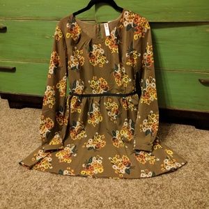 Beautiful Boho Floral Mini Dress